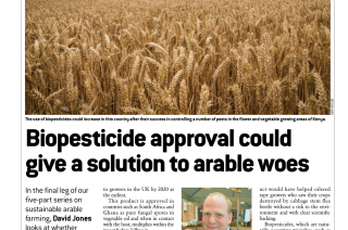 Biopesticides for the UK in the spotlight in farming press