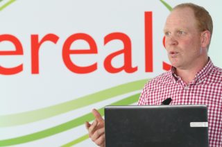 Antony Pearce, Real IPM UK Managing Director, explaining real integrated farm management